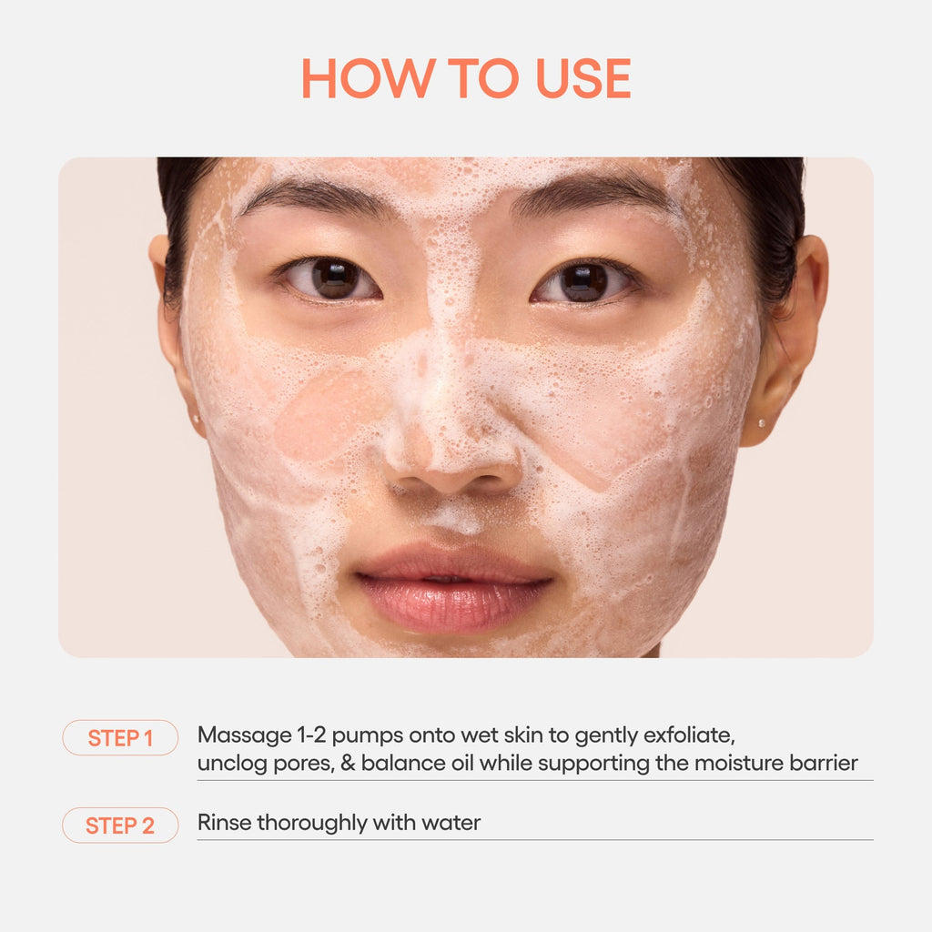 Balance Mode Rice Foaming Deep Cleanser