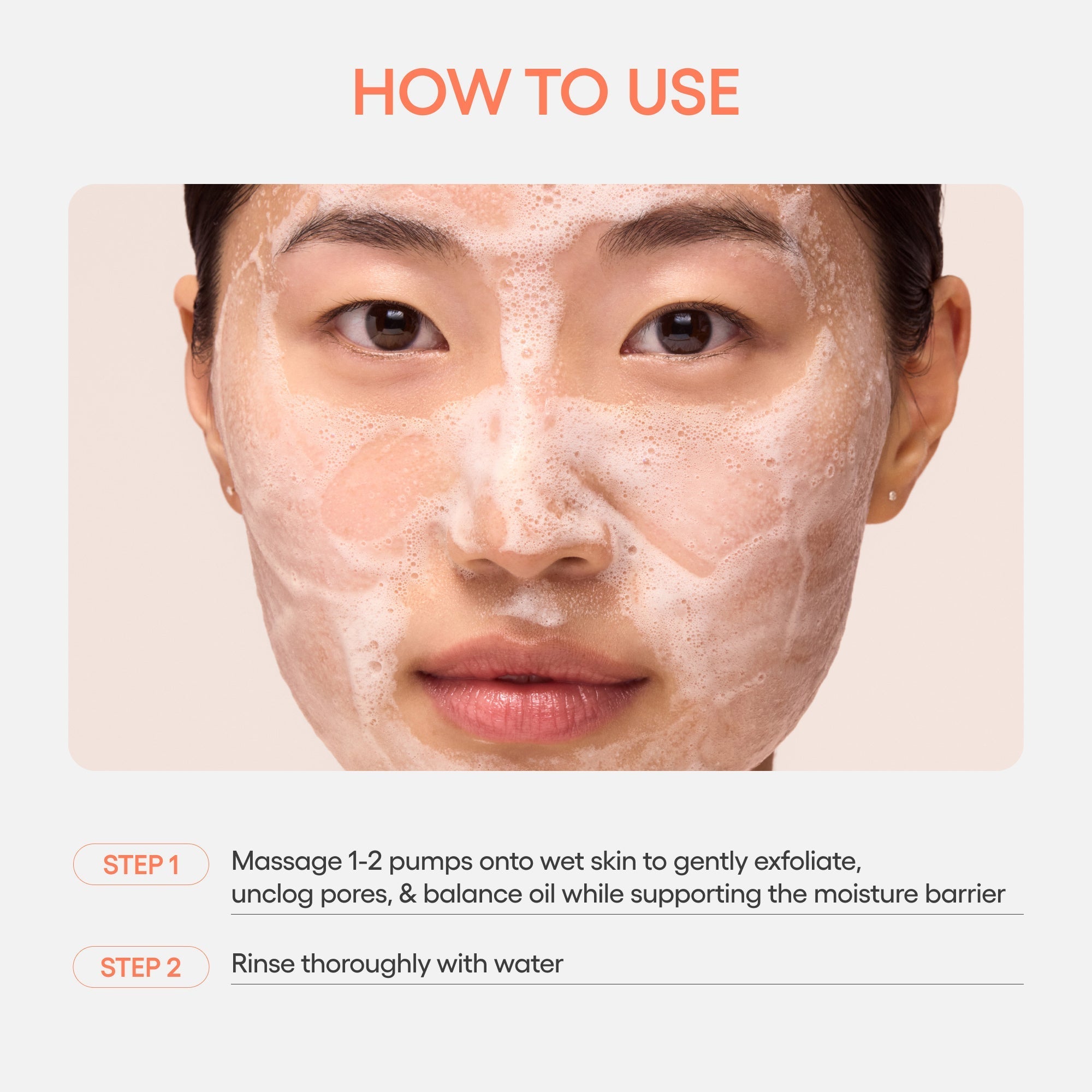 Balance Mode Rice Foaming Deep Cleanser
